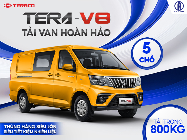 Xe Tải Van TERA V8: Mẫu Xe Tiết Kiệm Chi Phí Cho Doanh Nghiệp